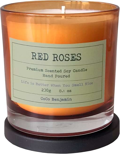 rose scented candles
