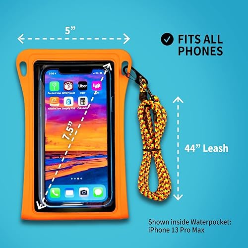 Miniatura 6 de Waterpocket - Funda impermeable de alta calidad, la única funda de teléfono de grado aventura para iPhone 14, 14 Pro Max, 13, 13 Pro Max, 8, 8 Plus,