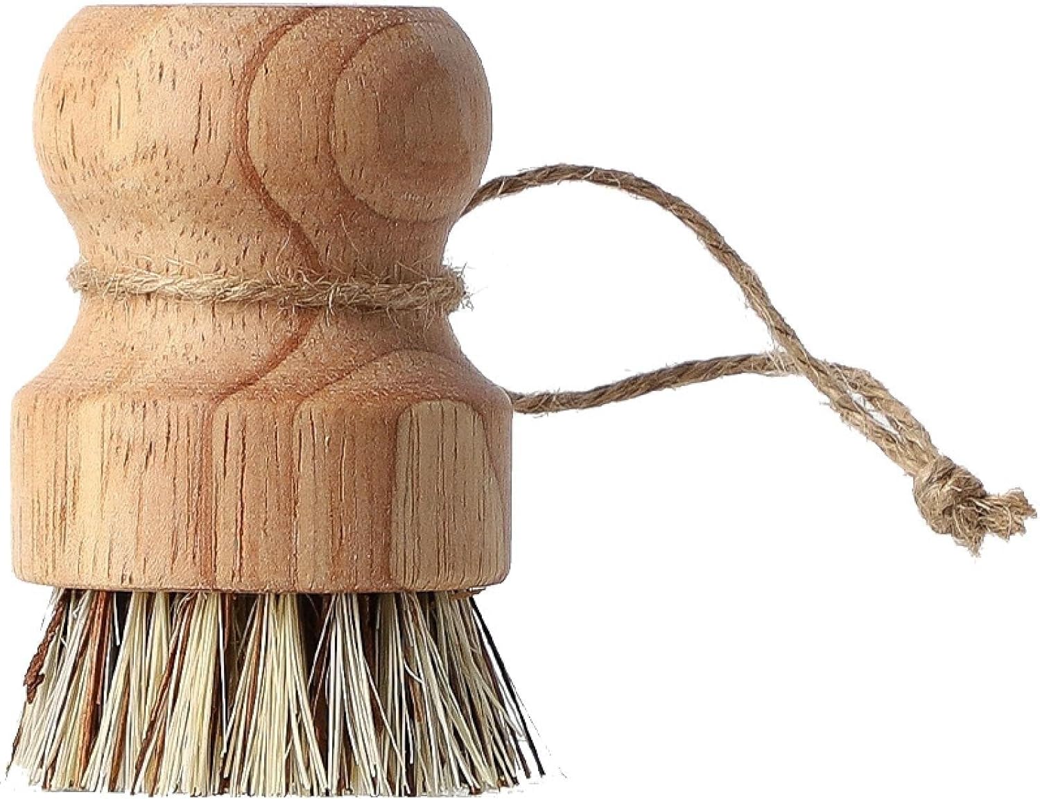 Pot Washing Brush, Dish Washing Brush, Coconut Palm Cleaning and Stain Removal Brush, Stovetop Brush, Kitchen Cleaning Brush，for Dishes and Household Cleaning