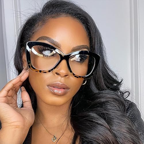 Miniatura 2 de VOOGLAM Gafas de bloqueo de luz azul con estilo de gran tamaño para las mujeres anti fatiga ocular gafas UV Undra