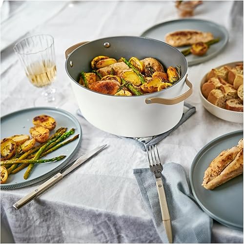 Miniatura 7 de Hermosa olla eléctrica 10 en 1 de 6 cuartos de galón - Cocina a presión, cocción lenta, vapor, salteado y más perfecto para comidas navideñas,