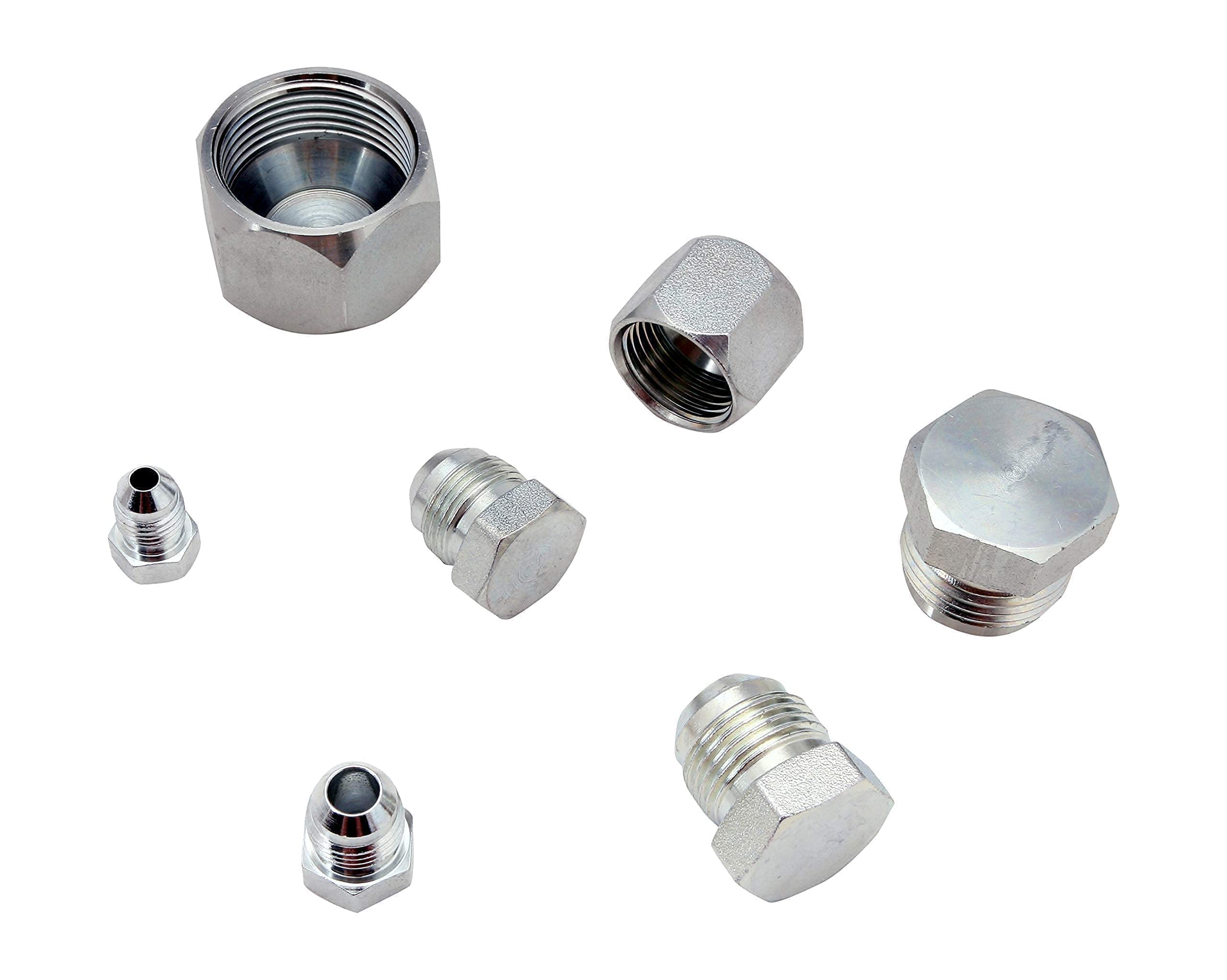 JIC 37° Flare Cap & Plug Kit – 64-teiliges Set Für Hydraulikadapter In Kunststoffbox