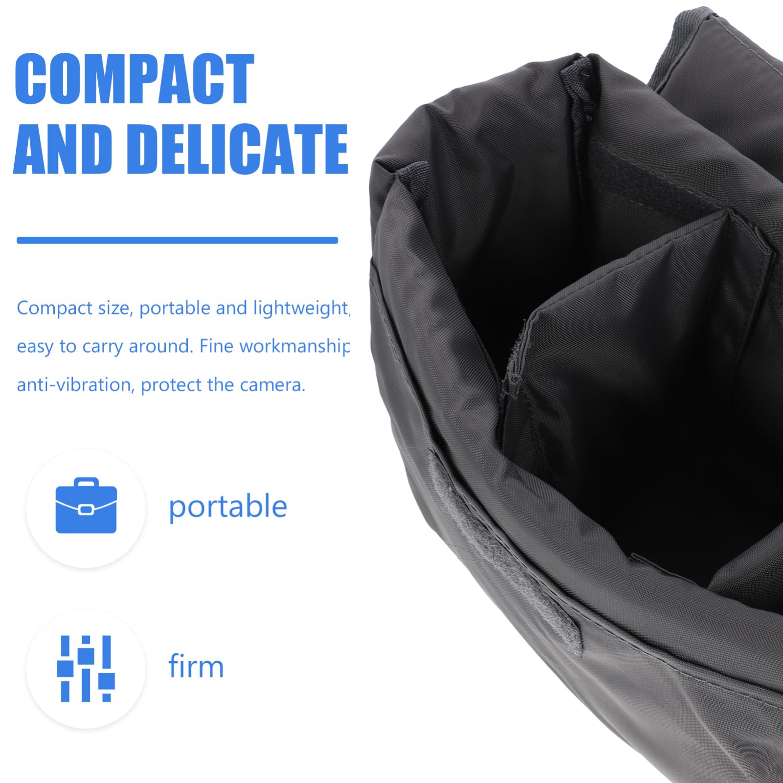 Tofficu 2 Piezas Bolsa Acolchada para Cámara Portátil Estuche Protector para Fotografía Compatible con Mochilas Diseño y para DSLR y Accesorios