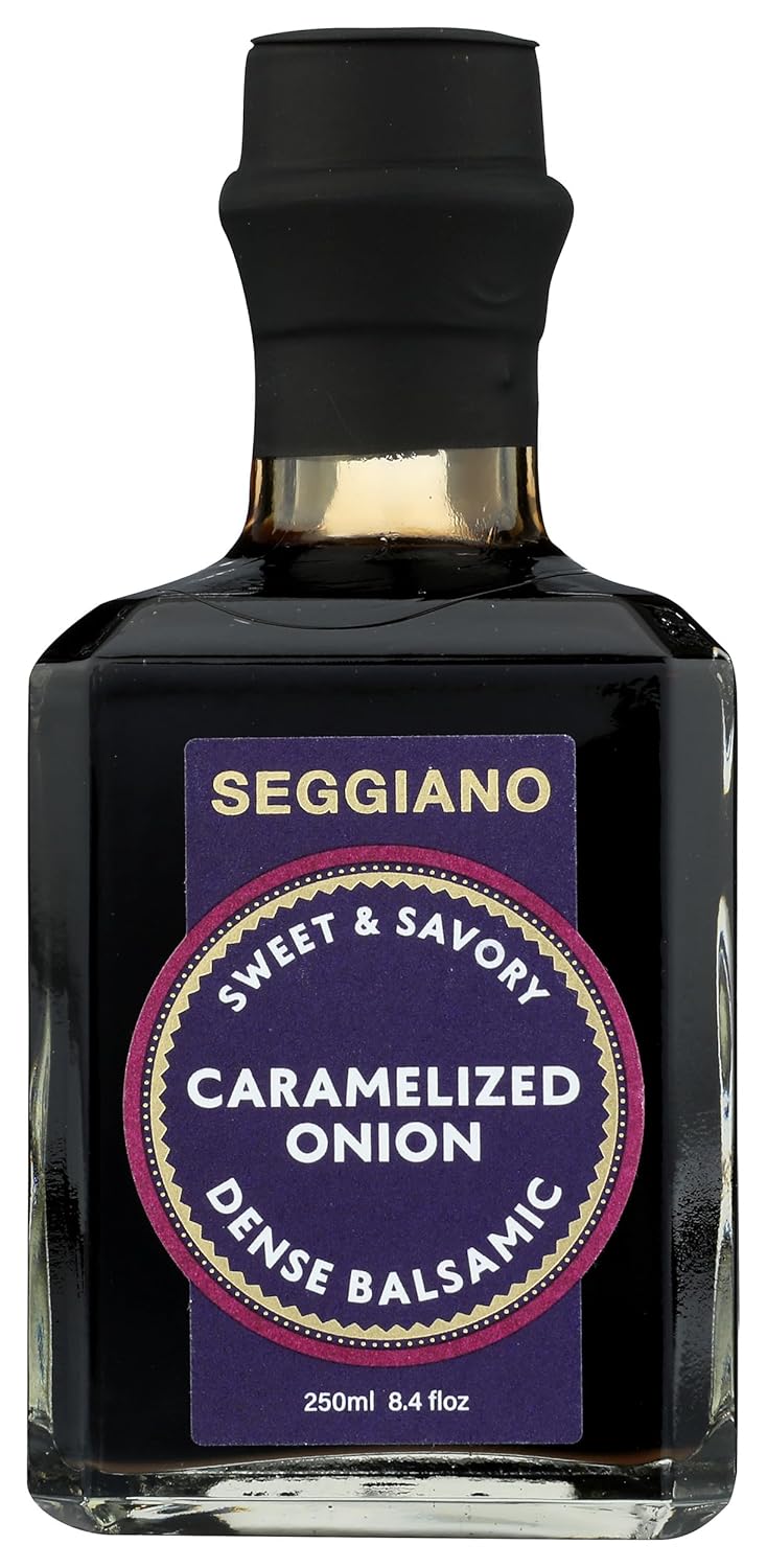 Seggiano, Vinegar Balsamic Crmlzd Onion Super Dense Prop 65, 8.5 Fl Oz