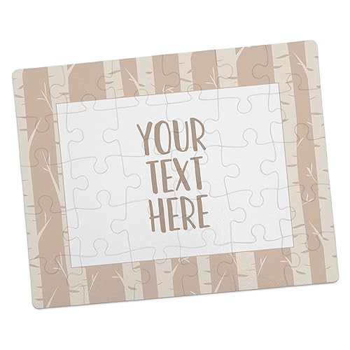 Create Your Own Puzzle - Personalized Pregnancy Announcement - Wedding Proposal Ideas - Custom Jigsaw Puzzle - Tree Design - CYOP0011