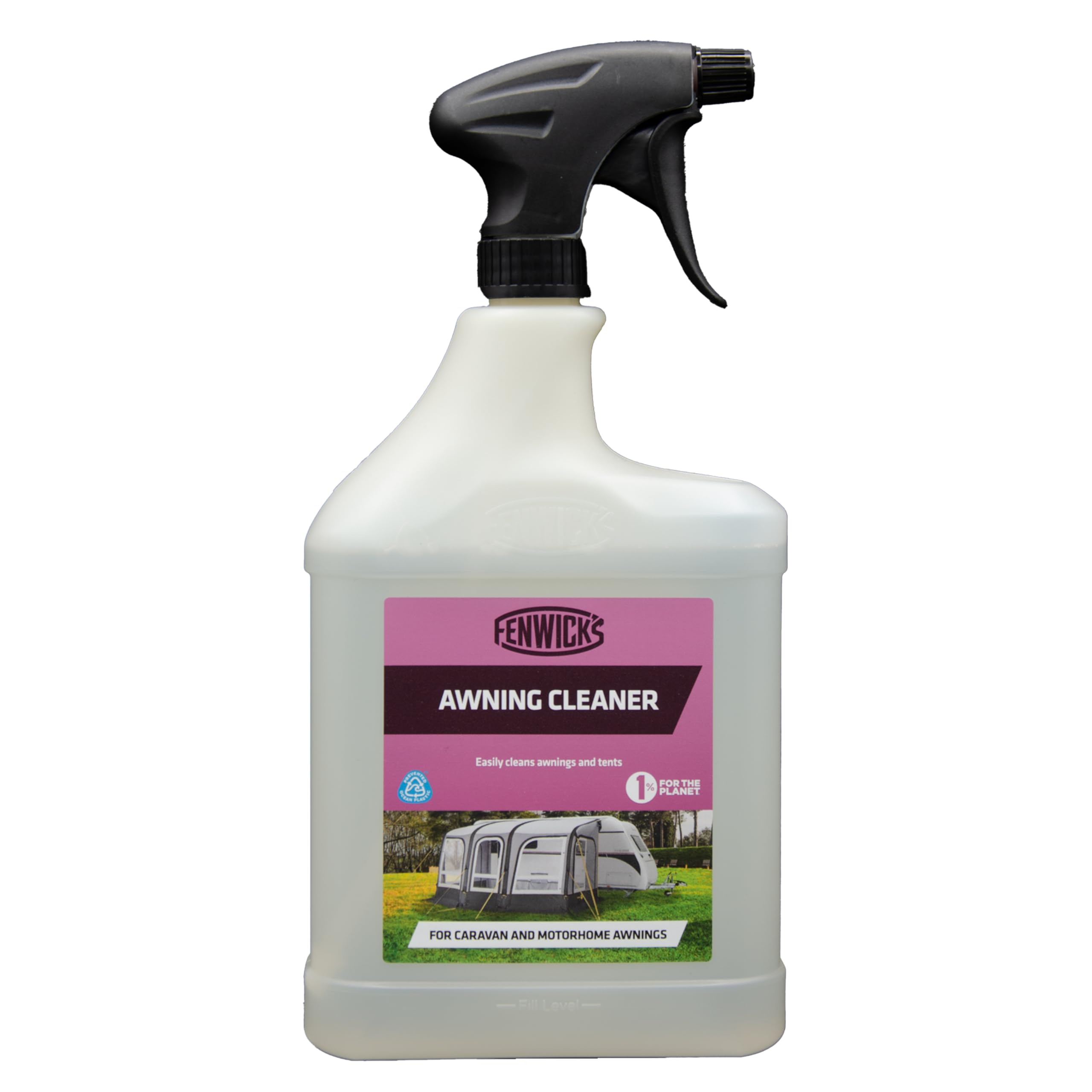 Fenwicks Tent Cleaner 1L Spray Awnings Cleaning Black Streak Algae Grime