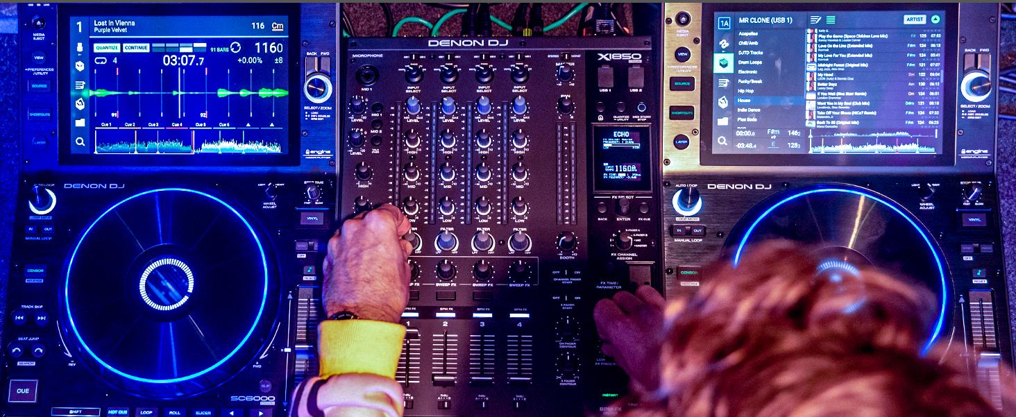 Amazon.com: Denon DJ X1850 PRIME – Professional 4 Channel Digital