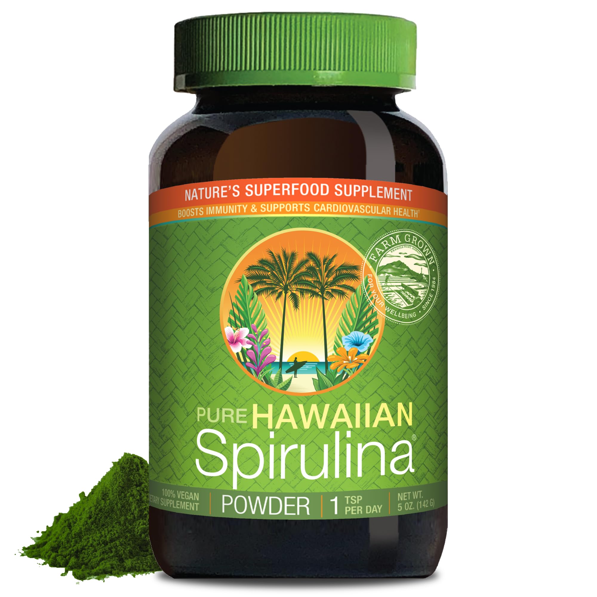 Nutrex Hawaii Pure Hawaiian Spirulina Powder, Vegan, Non-GMO, 9.53 oz — Amazon image 11