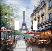 Vista 183 de Cubiertas Decorativas de Arte para Interruptores de Luz, Hojas de Otoño, Placa de Pared de Palanca Individual, Cubierta Decorativa de Interruptor