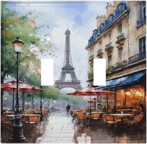 Miniatura 183 de Cubiertas Decorativas de Arte para Interruptores de Luz, Hojas de Otoño, Placa de Pared de Palanca Individual, Cubierta Decorativa de Interruptor,