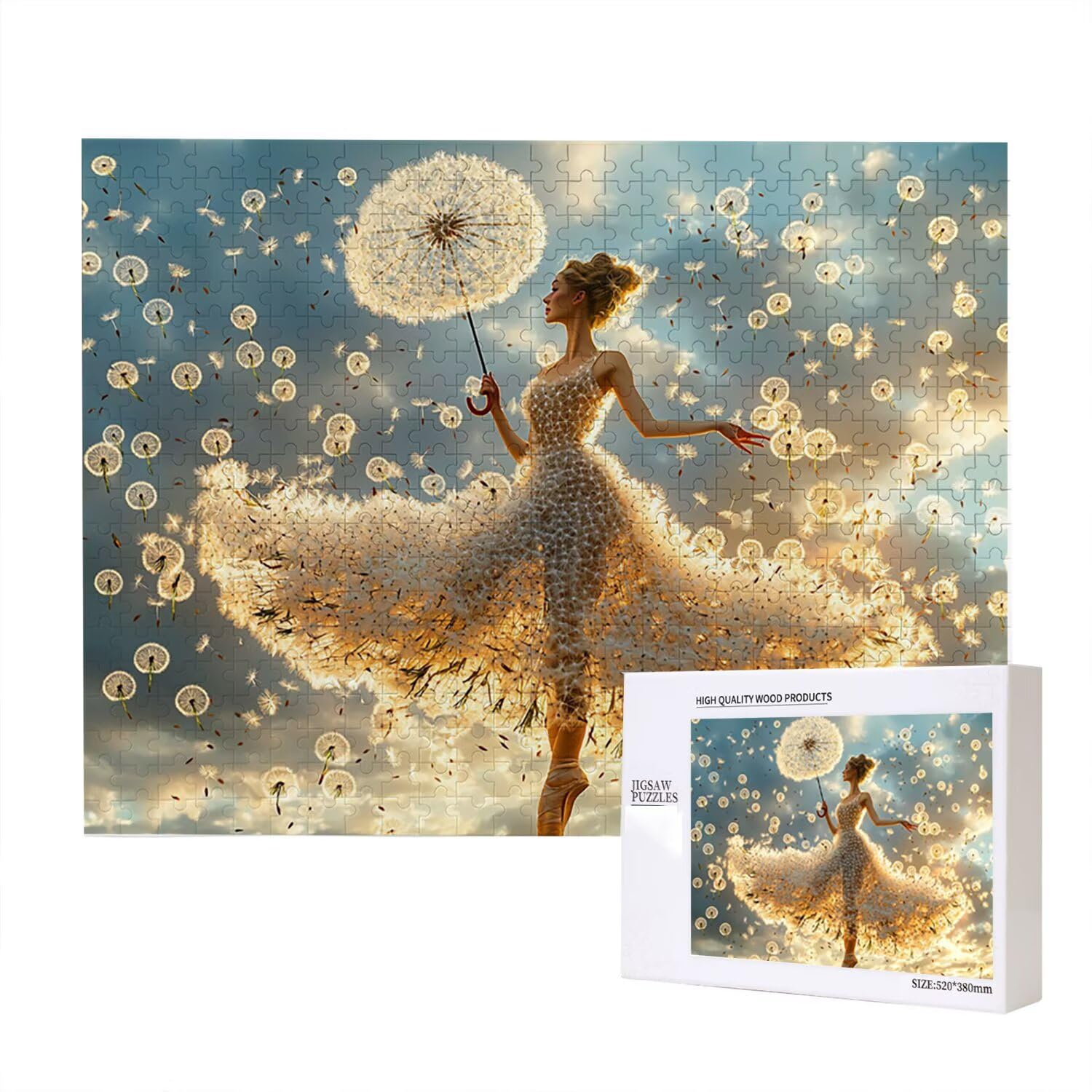Jigsaw Puzzle, 2000 Pezzi Puzzle Classici, La Principessa Di Petali Puzzle Rilassamento Intelligence, Mpossibile Difficile Puzzle Impegnativo per Adulti Puzzle Gioco Familiare, Regalo Donnafr0-554