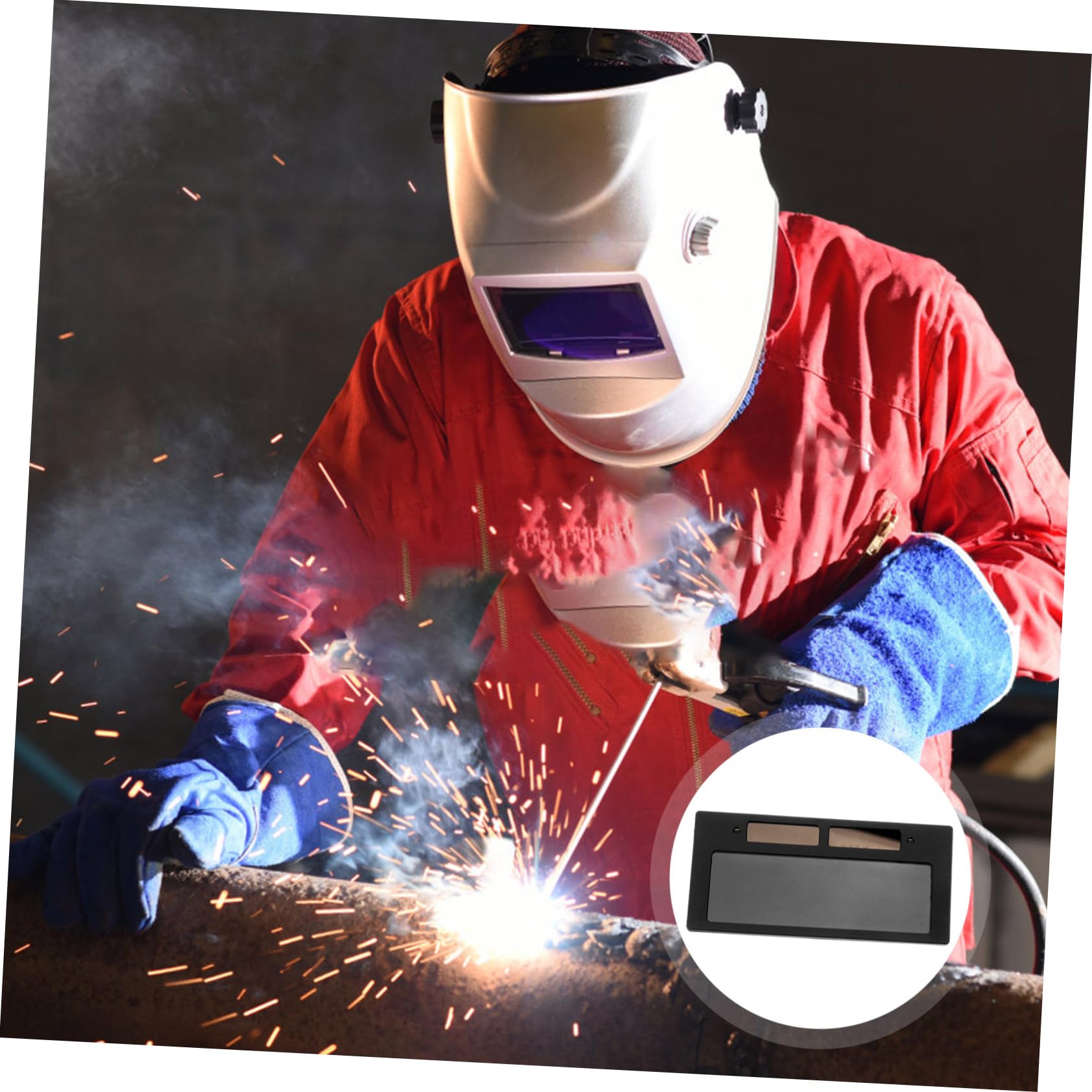 SOLUSTRE 5stücke Welding Helmet Lens Replacement Automatisches Verdunkelungs-lcd-display Für Schweißer Und Einfache Schutzlinsen Für Verschiedene Schweißanwendungen Solarbetrieben Und