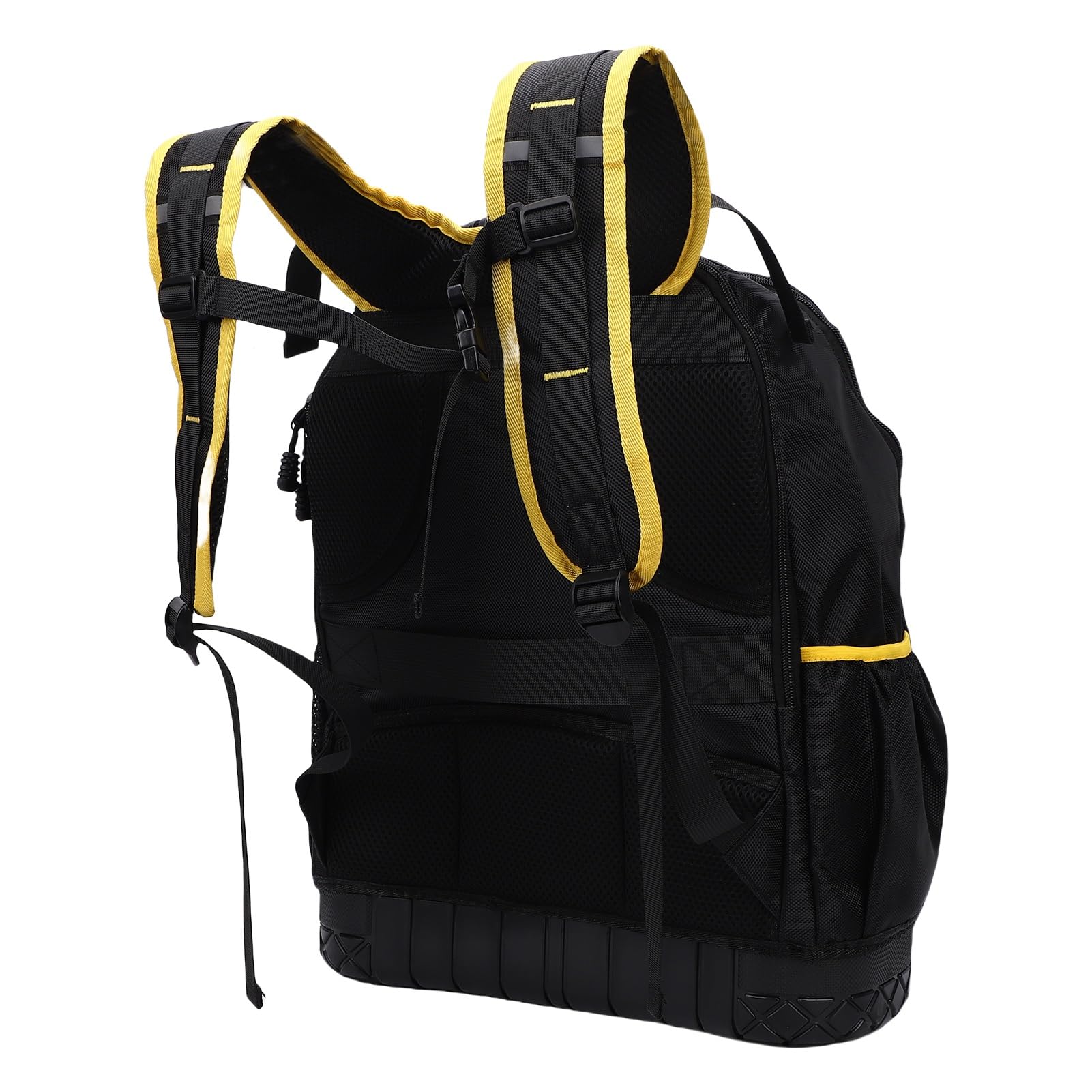Generic Zaino Portautensili, Custodia Imbottita per Laptop con Tasche Multiple in Tessuto Oxford Resistente, Porta USB, Fondo in Gomma Robusta, Borsa Portautensili Separata, Zaino,