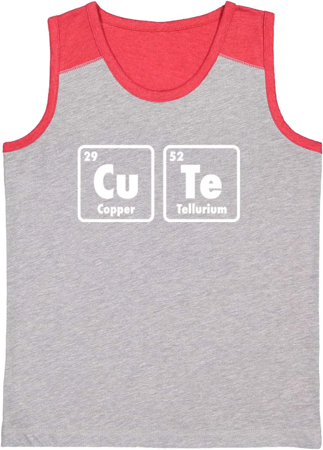 Cute Periodic Table - Scientific Elements Youth Contrast Back Tank Top
