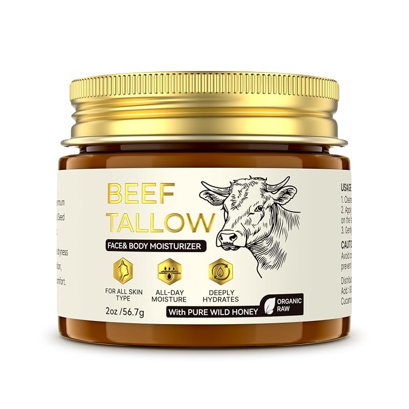 Bálsamo de sebo bovino e mel DR.Afanyr com manteiga de karité, óleos de coco e jojoba, 56 g