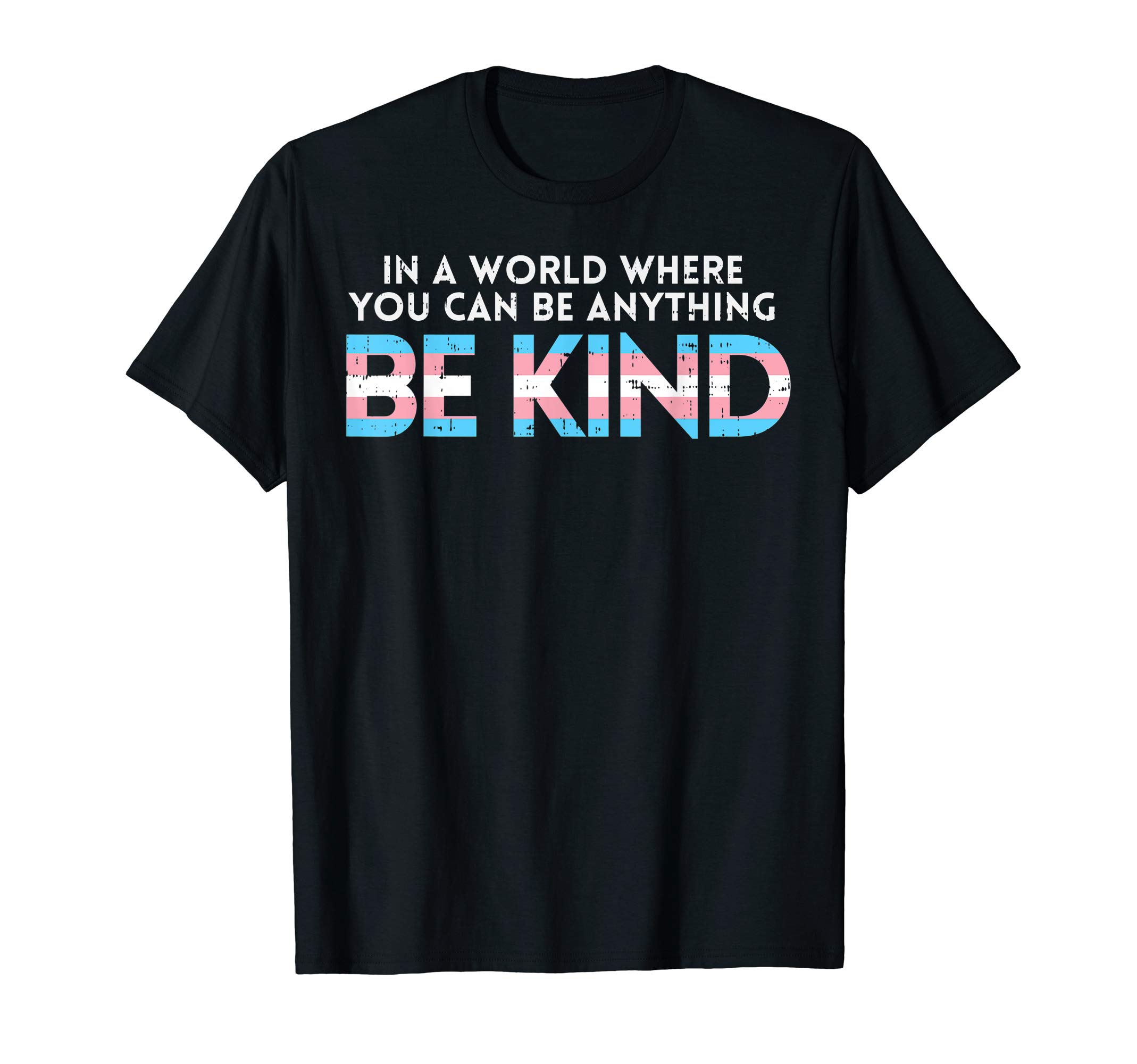 World Be Kind Transgender Trans Pride Transsexual LGBT Gift T-Shirt