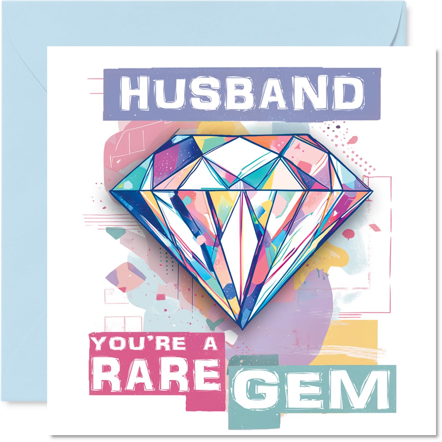 Husband Anniversary Card, Youre a Rare Gem