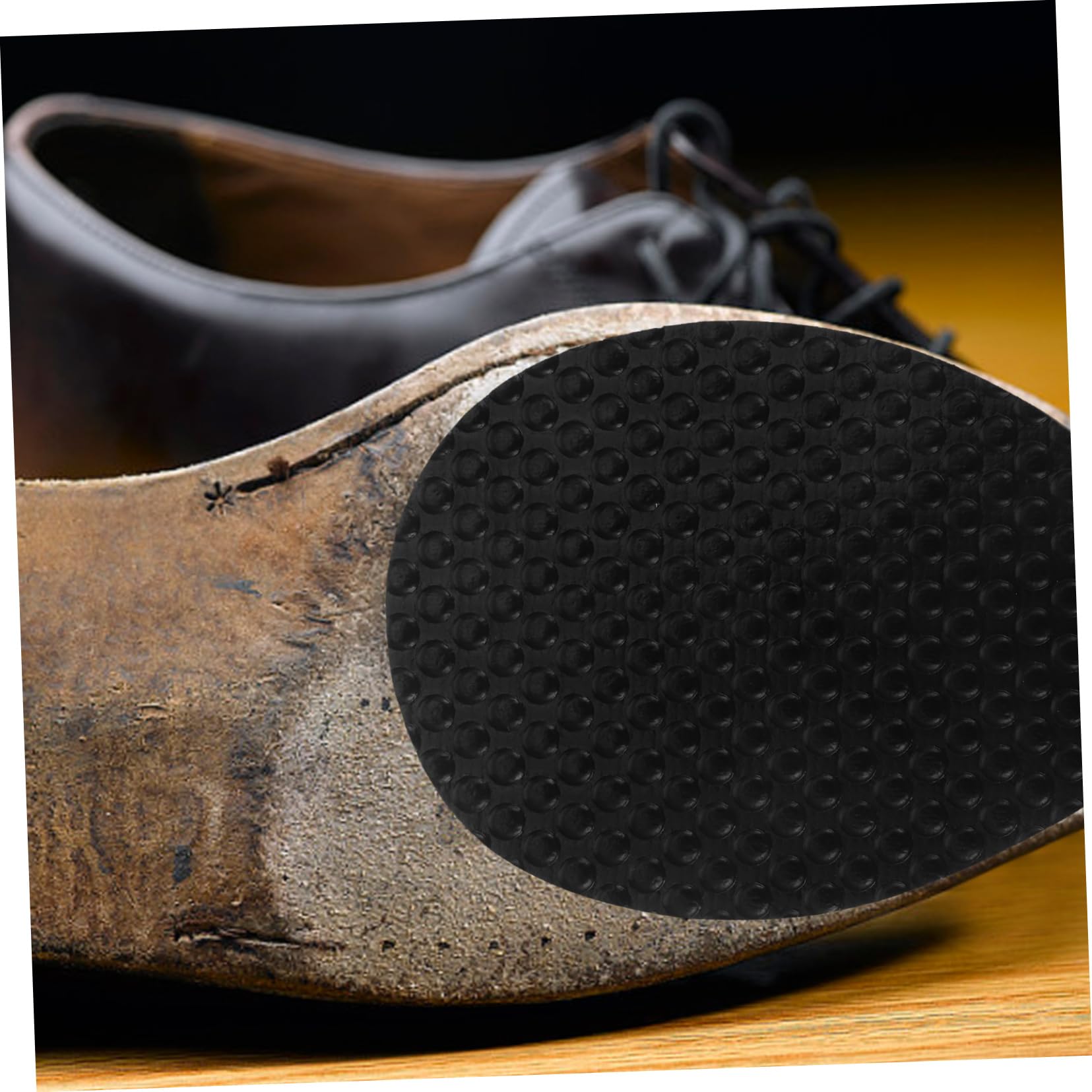 CALLARON 5 Sätze Anti-rutsch-sohlenaufkleber Unterstützung Fersenhalter Für Damenschuhe Einsätze Alleinige Beschützer Fersen-slip-pads Für Damen Vinylharz Black 10 Paare * 5