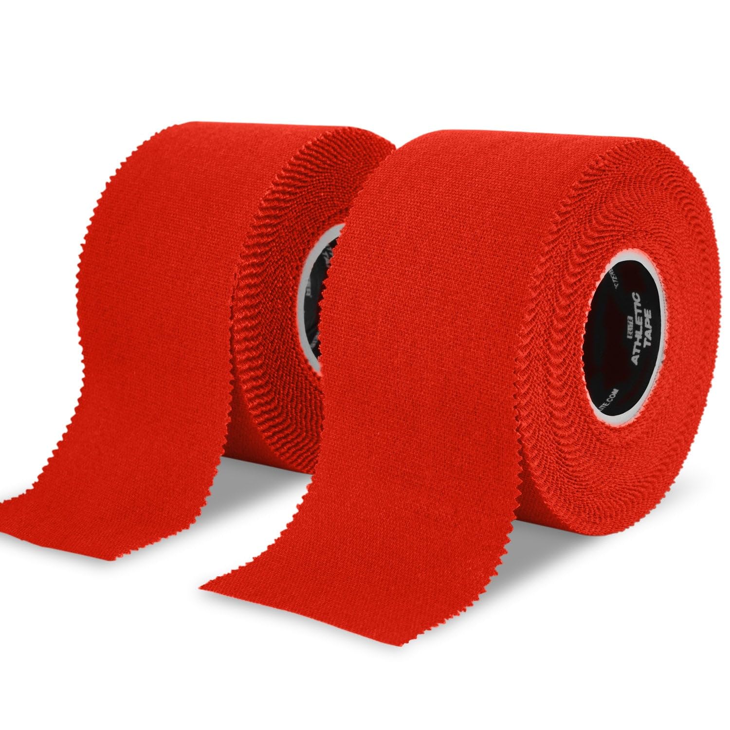Elite Athletic Tape - Breathable High-Adhesive Trainer's Tape - 2 Roll Pack - Red