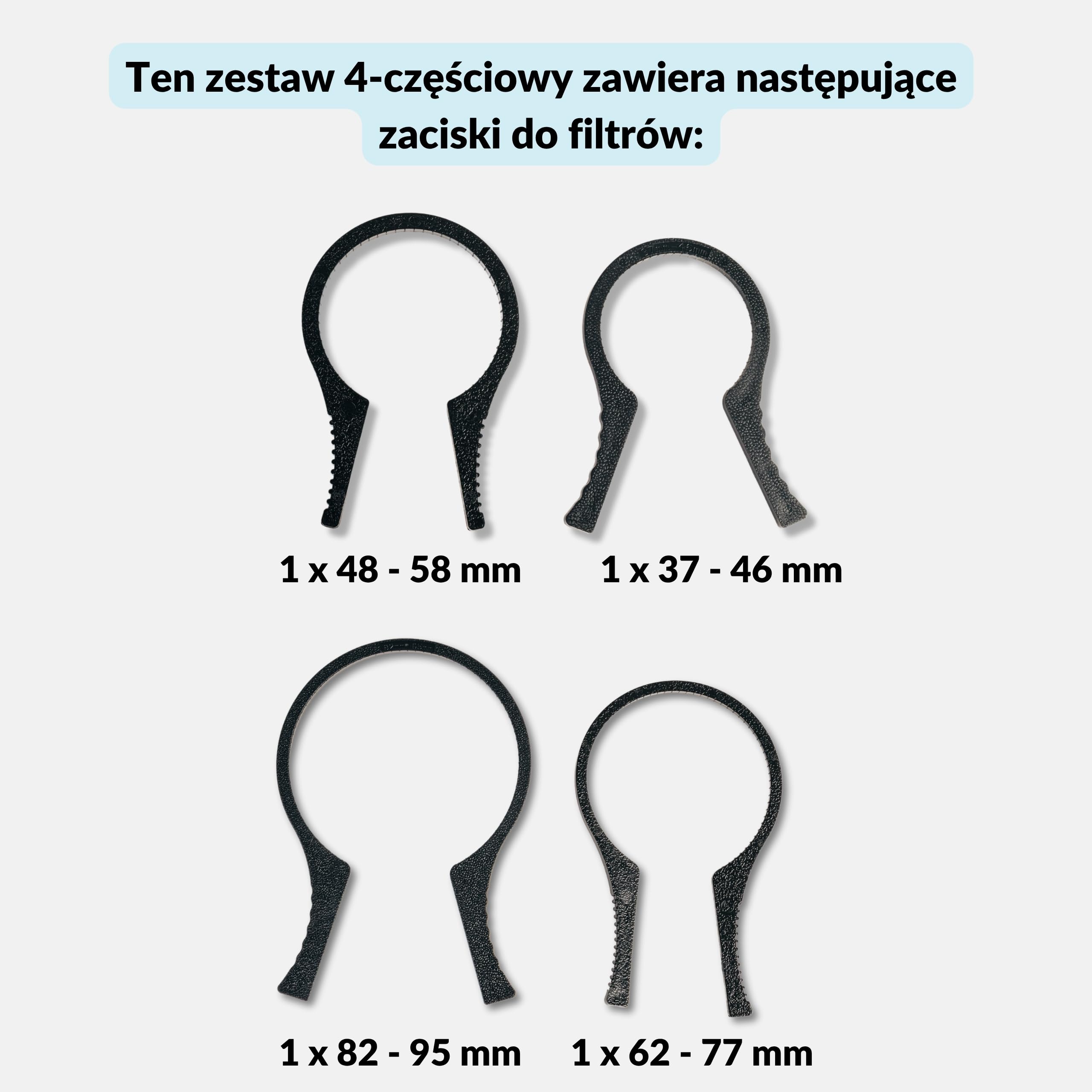 Zestaw zacisków do filtrów Lens-Aid do łatwego zdejmowania okrągłych filtrów obiektywu - Zaciski do filtrów lub klucz do filtrów do obiektywu aparatu