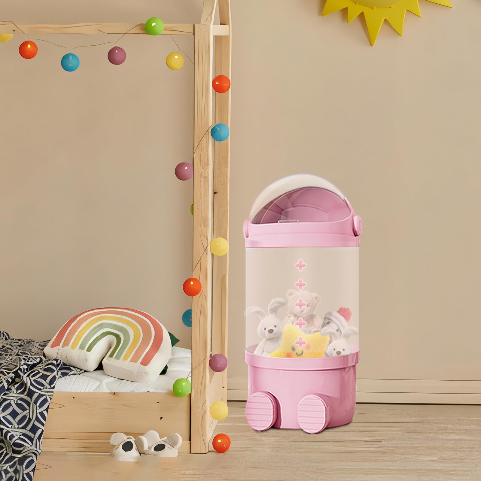 Tubo De Almacenamiento Para Peluches – Organizador De Juguetes De Peluche | Paraa Niños | De Almacenamiento Ahorra Espacio Para Osos De Peluche, Muñecas & Peluches | De Tubo Suave Y Duradera