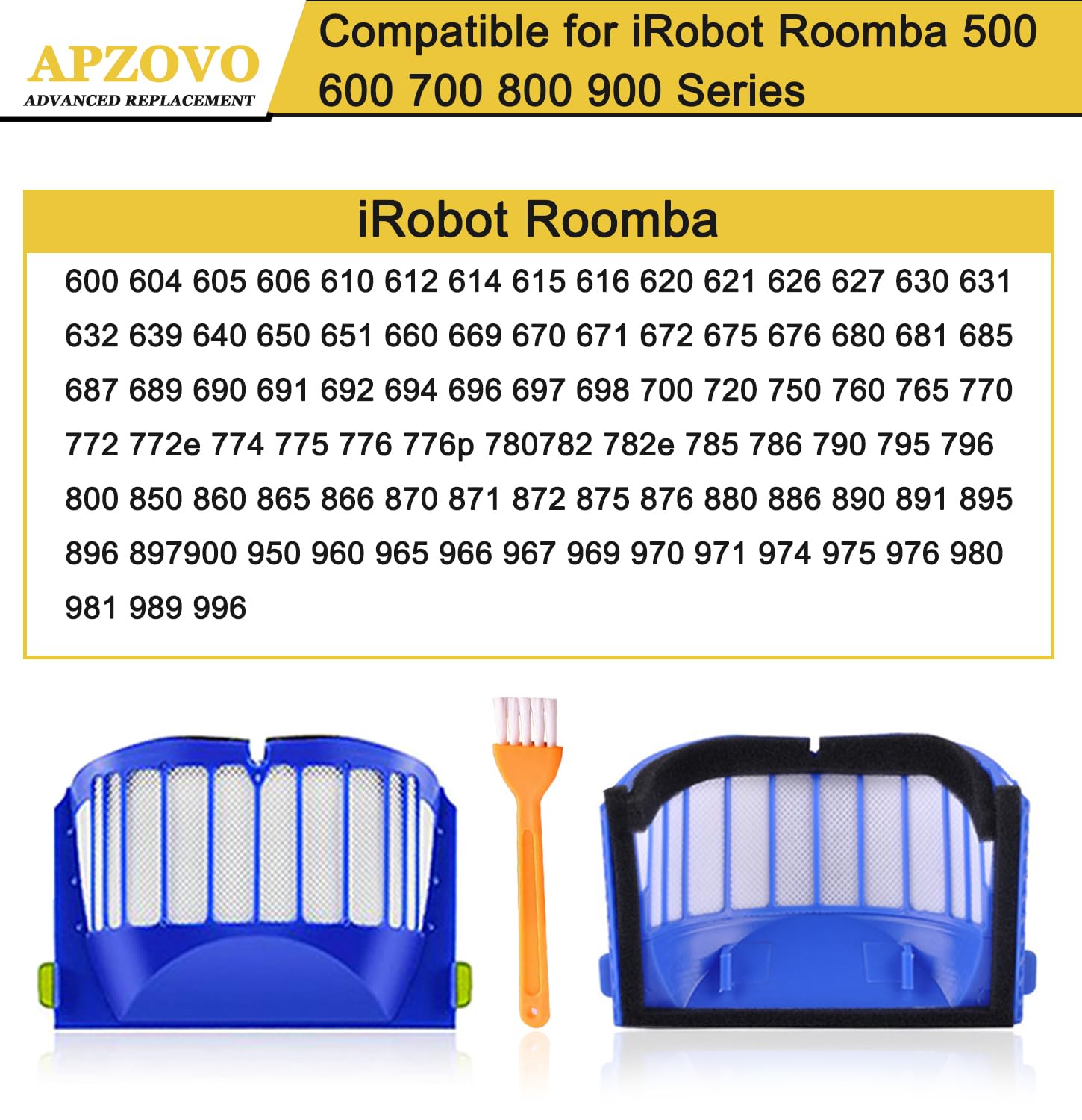 6 sztuk filtr HEPA dla iRobot Roomba 600 604 605 606 610 612 614 615 616 620 621 626 627 630 631 632 639 640 650 651 660 669 670 671 672 675 676 680 681 685 687 689 690 691 692 694 696 697 698