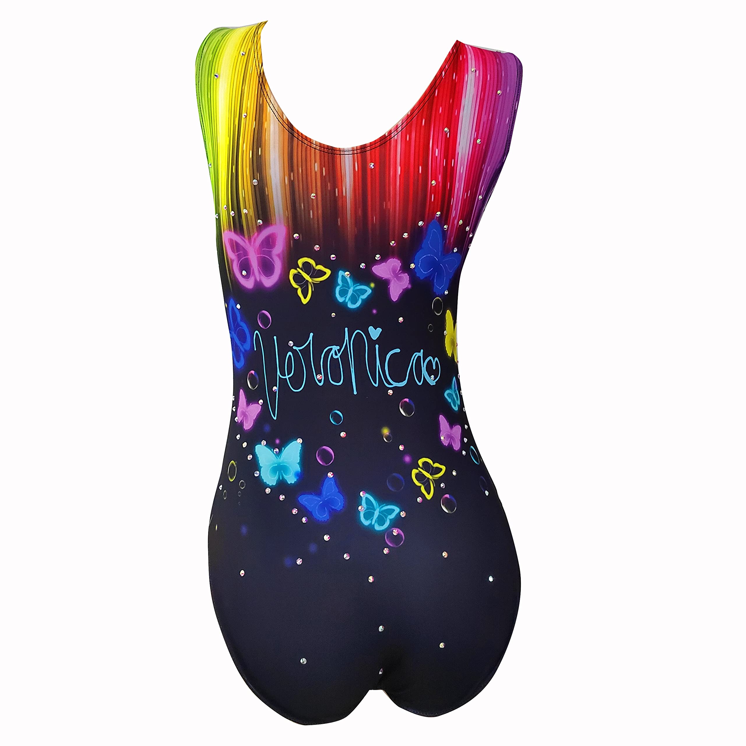 Red Gymnastics Competition Vêtements de sport pour femme Vêtements de gymnastique artistique
