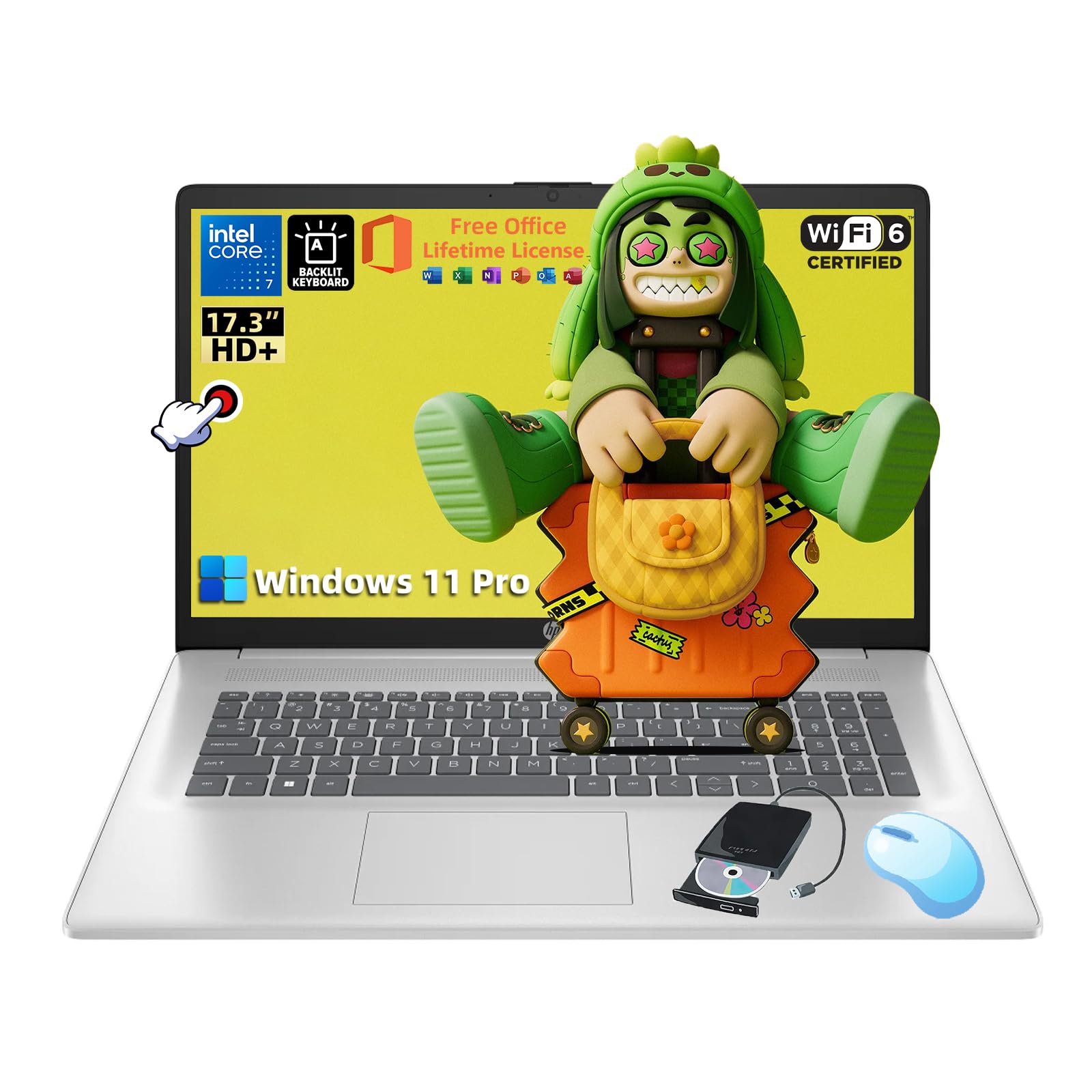 Amazon.com: HP Flagship 17 Touchscreen Laptop Business - 17.3-inch