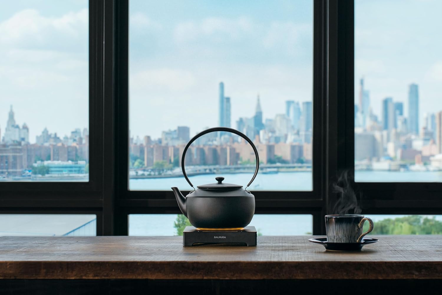 バルミューダ】【ギフト対応】MoonKettle｜温度調整機能つき電気ケトル