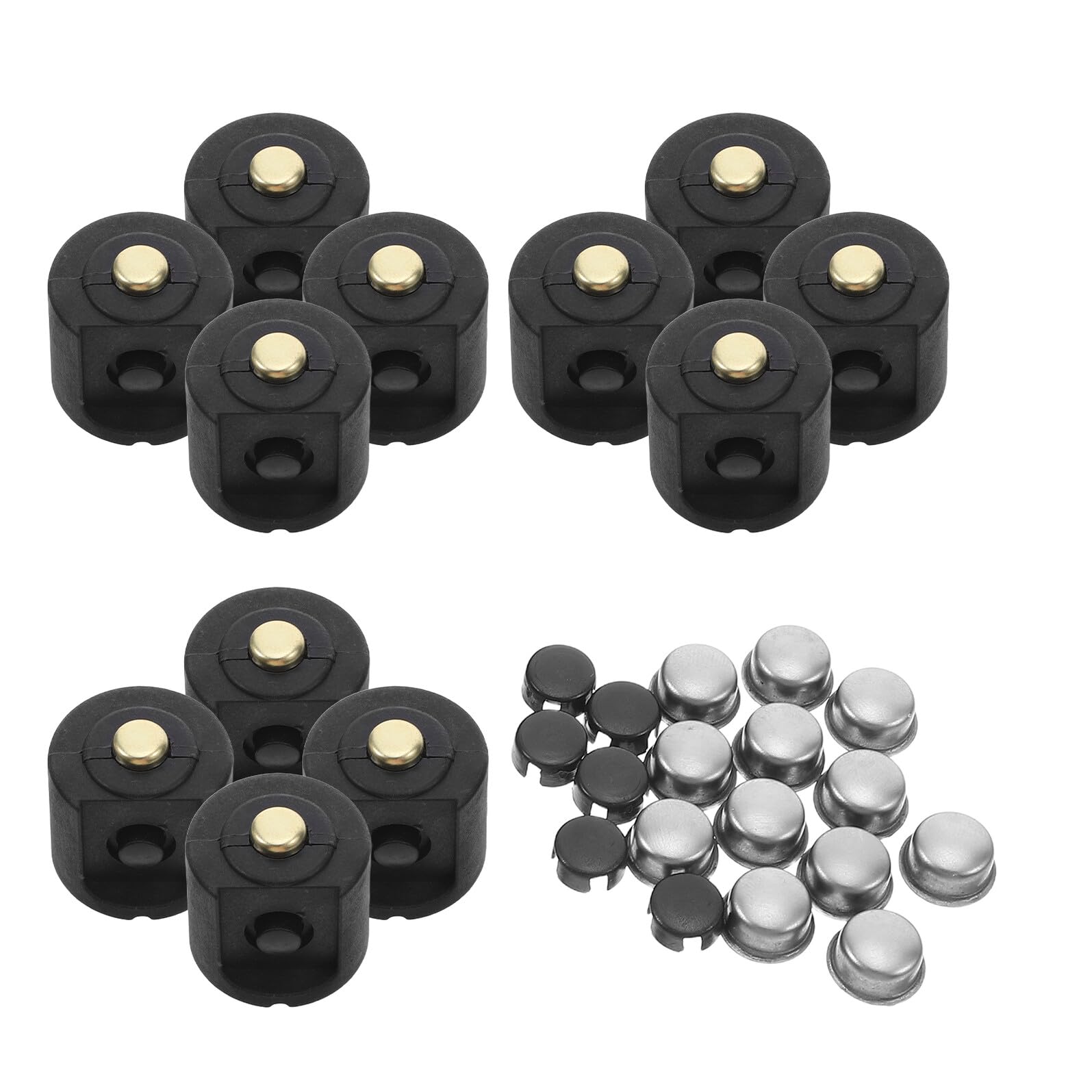 Tapa de interruptor metálica para linterna rota solución antipolvo de 22 mm pack de 12 8