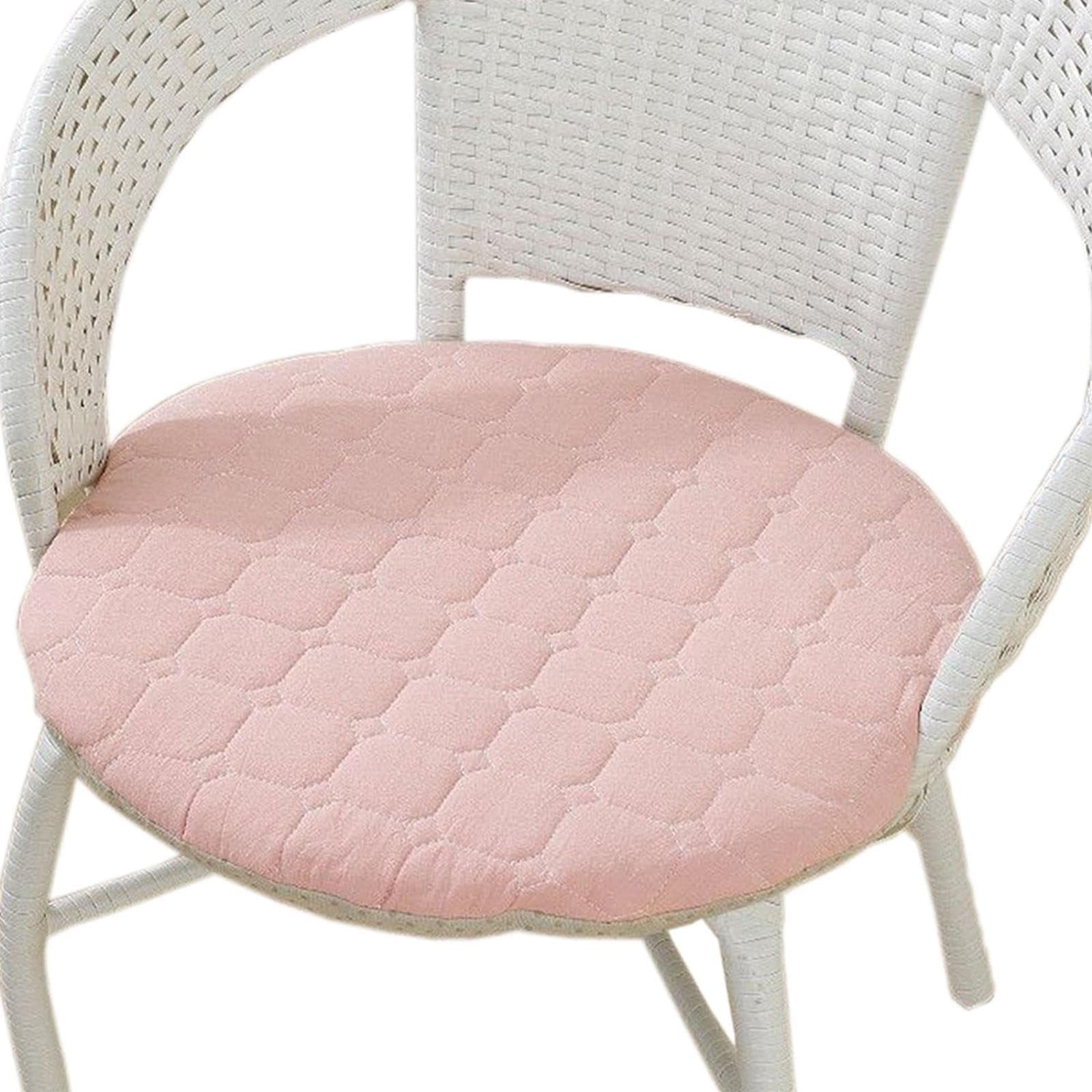 IvyLoutish Anti-Slip Round Seat Cushions, Soft Circle Stool Pads, for Kitchen, Dining, Breakfast Nook & Counter Height Chairs
