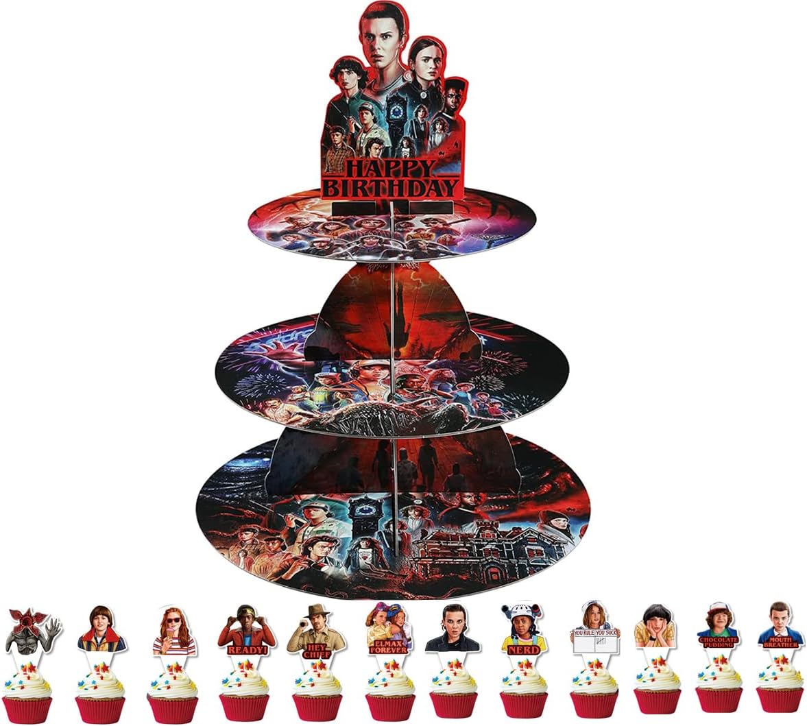 Stranger Party Supplies Things Birthday Party Decorations 3