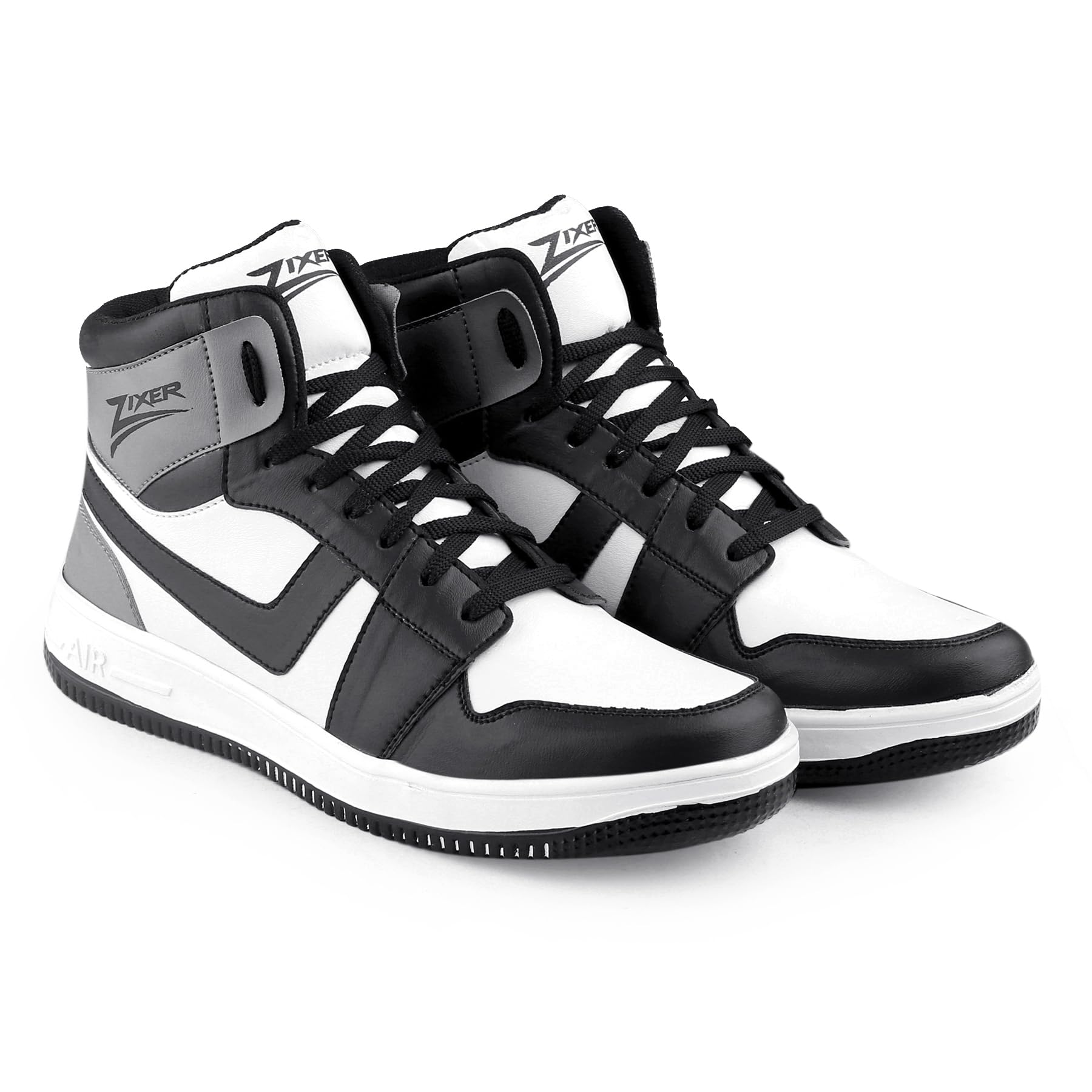 Zixer Flat Heel High Ankle Casual Shoes Chunky Fashion Sneakers, Dancing Shoes Sneakers For Men Grey, 6 UK (B0CJPBQ7QK) Amazon Price History, Amazon Price Tracker