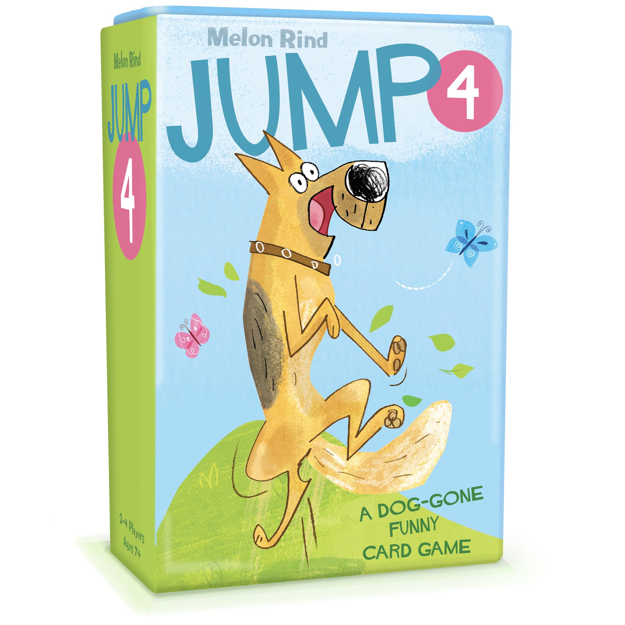 Melon Rind Jump 4, Math Game for Kids Learning Multiples of 4, Lively Puppy Themed Card Game, a Fun Math Activity for Boosting Confidence, Quick and