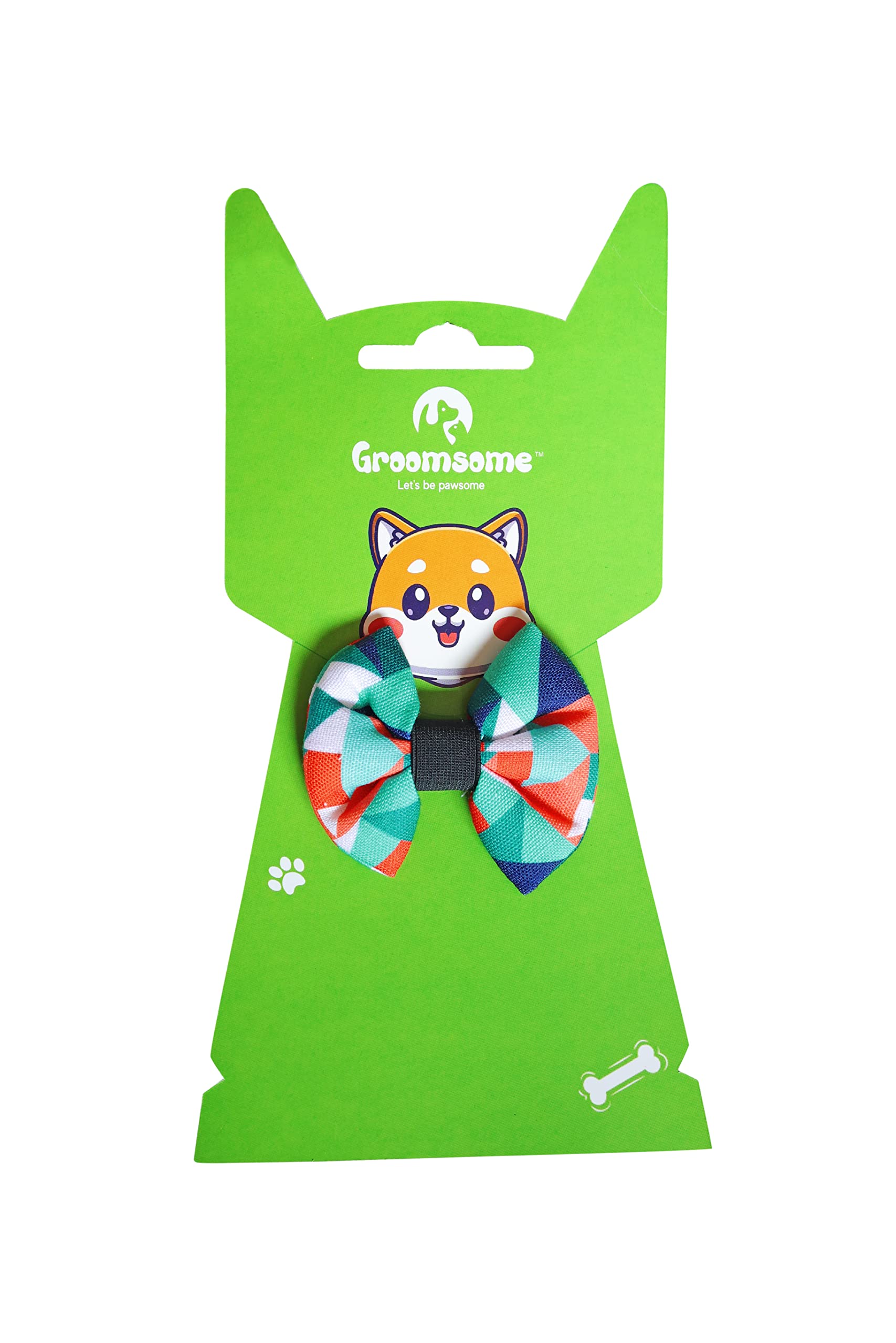 GROOMSOME Cute Dog Bow Tie- Multi Coloured (Size: Large) Pack of 1 (B09L58NQ41) Amazon Price History, Amazon Price Tracker