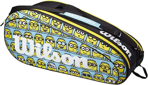 ☆Wilson ミニオンズ ラケットバッグ☆ Amazon.com : Wilson Tennis Racket Bag, Minions Team Edition