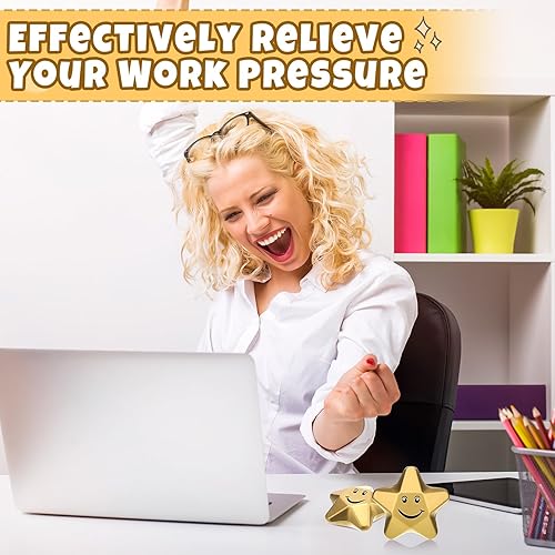 Miniatura 10 de 36 bolas de estrés con forma de estrella, mini bola de espuma para aliviar el estrés, bolas de estrella para el estrés, juguetes para adolescentes,