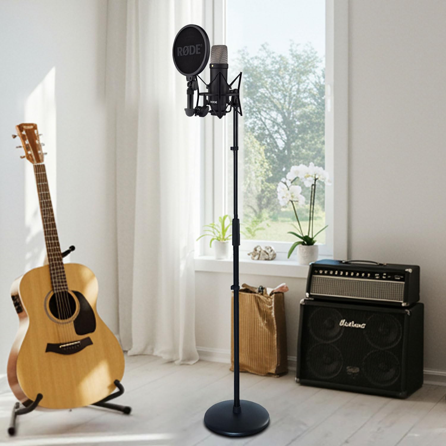Rode NT1 5th Generation - Micrófono de estudio con soporte recto