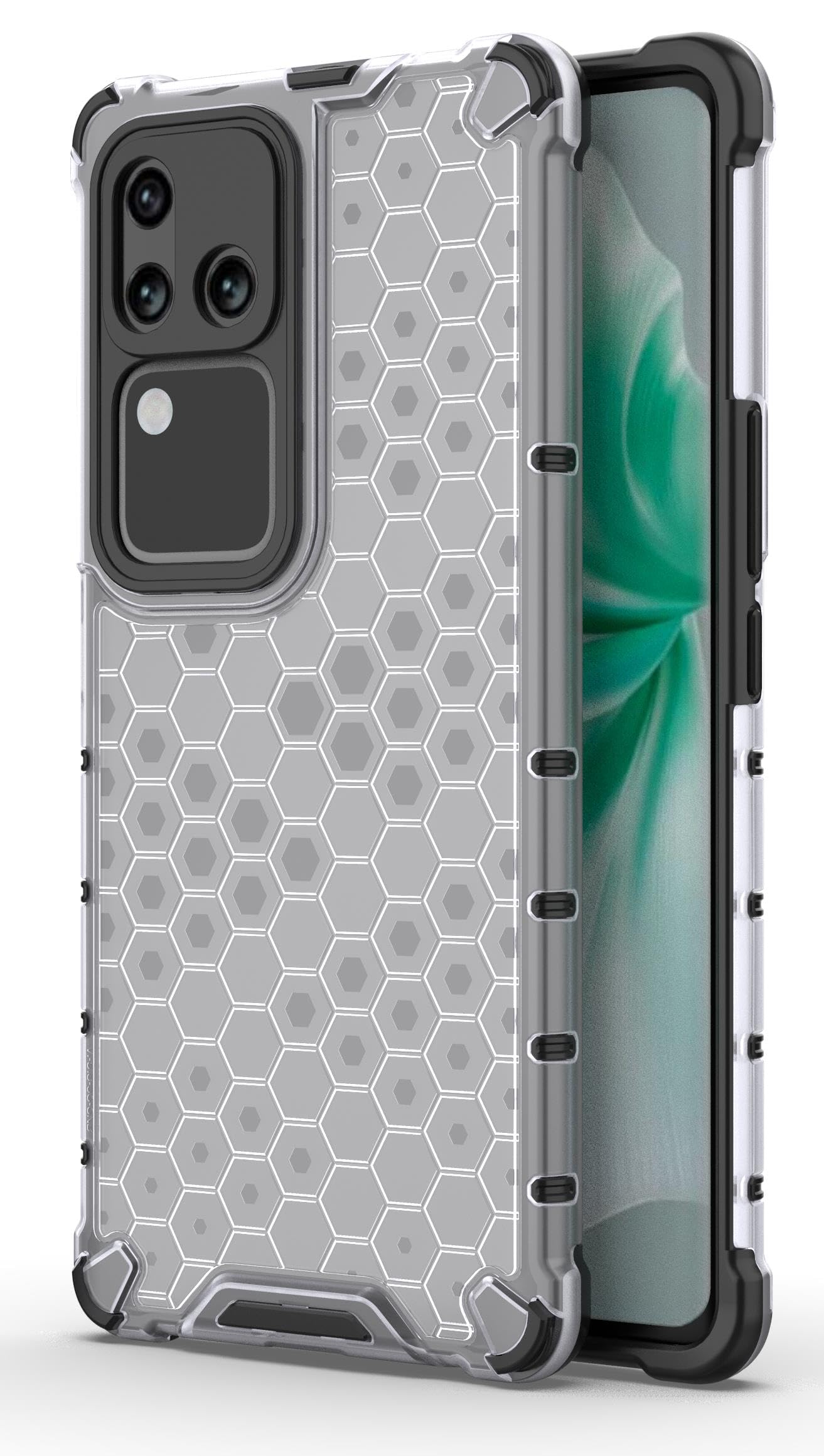 Glasgow | for [ Vivo V30 5G / V30 Pro 5G ] Stylish Look Pattern Back Case Cover for [ Vivo V30 5G / V30 Pro 5G ] - Transparent-image-48