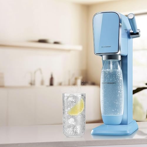 Miniatura 3 de SodaStream Máquina de agua con gas Art (azul niebla) con CO2 y botella apta para lavavajillas