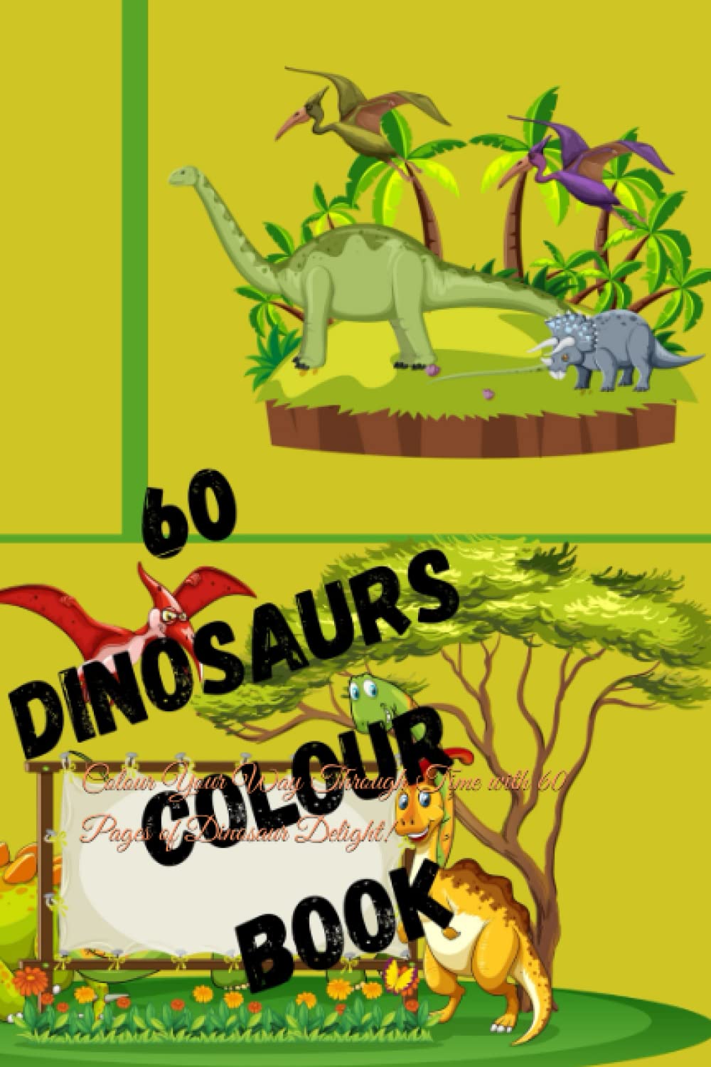 Cahier de coloriage dinosaure à offrir pour un anniversaire d'enfant créatif