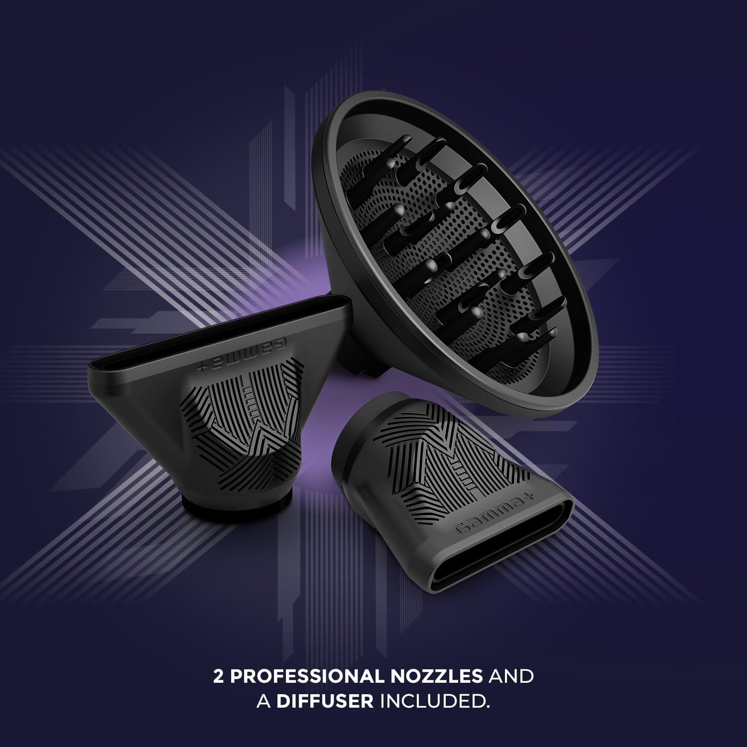 Gamma+ XCEED Profi Haartrockner | Active Oxygen, Infrarot- & Ionen-Technologie | Leichter Föhn 300 g | Schnelles Trocknen | Anti-Frizz | Salon-Styling für Zuhause | Italienisches Design