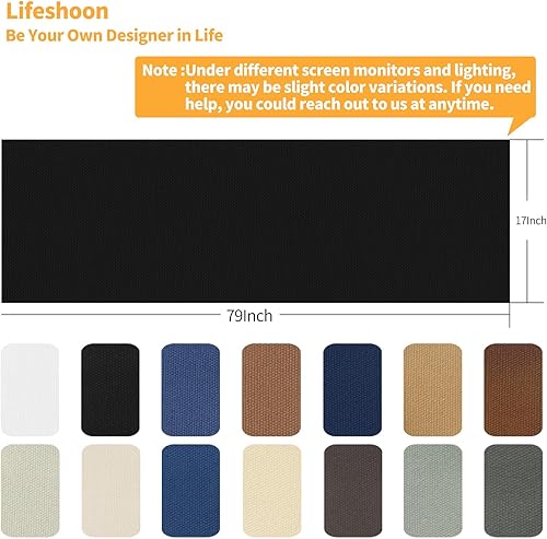 Vista 17 de Parches de reparación de tela, cinta de reparación de lino de 17 x 79 pulgadas, parches de tela autoadhesiva, duraderos, cinta de lino grande