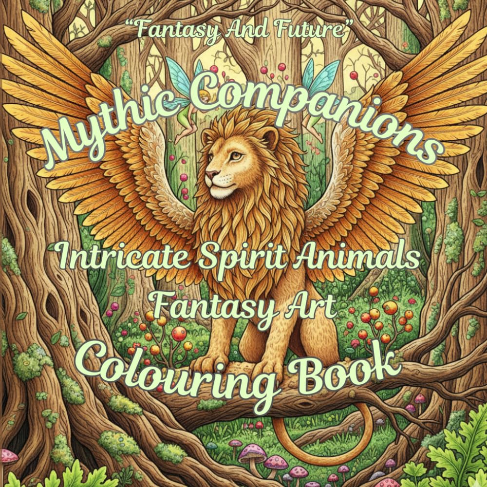 MYTHIC COMPANIONS: INTRICATE SPIRIT ANIMALS FANTASY ART COLOURING BOOK (FANTASY AND FUTURE)