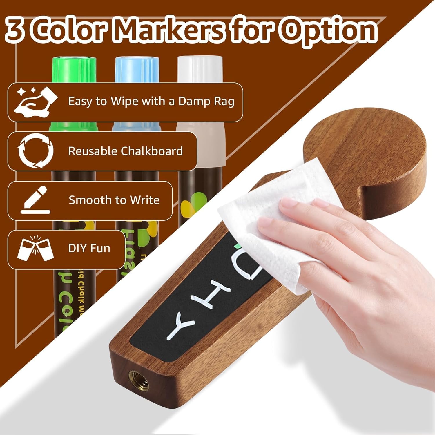 Dual Tap Kegerator Tower & Ebony Tap Handles for Kegerator Beer Faucet