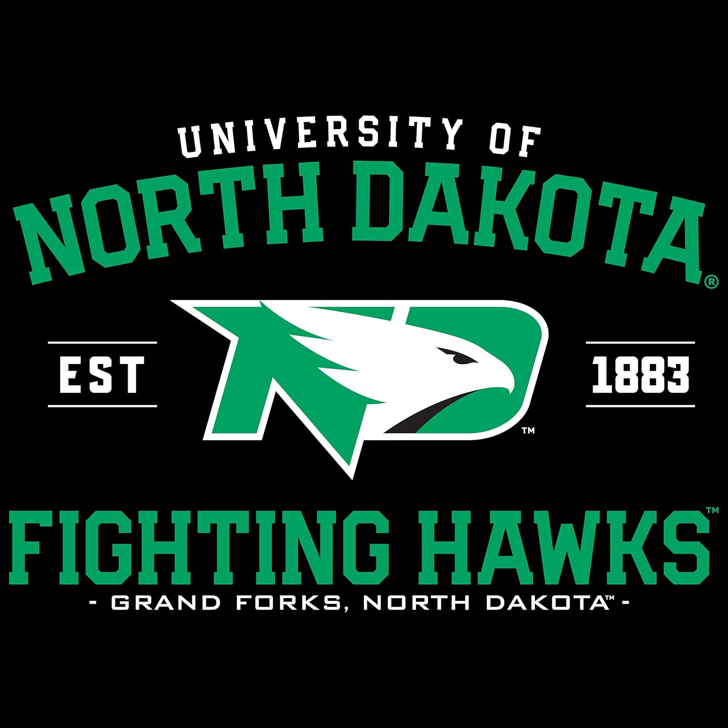 CornBorn North Dakota Fighting Hawks Jogger Sweatpants - Choose Your Design