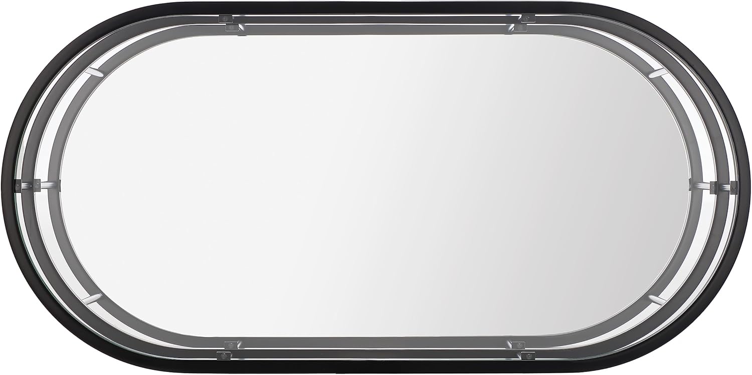 Safavieh Home Collection COF6402 Table, Matte Black/Glass