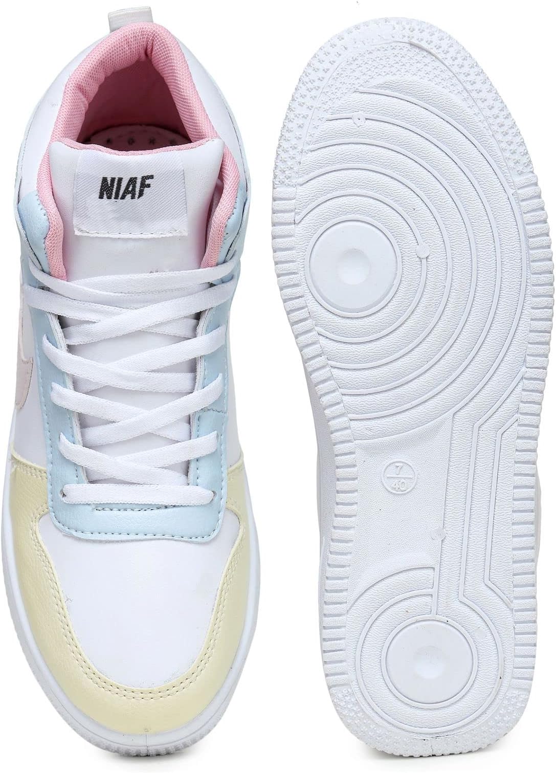 KLAIRStylish Premium High Top Slip On Sneaker Shoes for Women