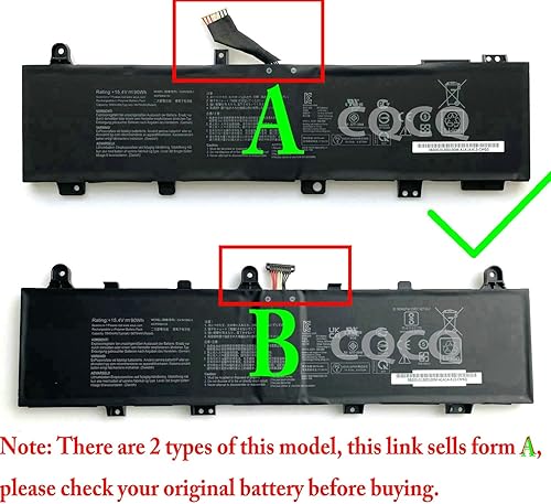 Miniatura 3 de CQCBD (forma A) (línea larga) C41N1906 C41N1906-1 Batería para ASUS ROG Zephyrus Duo 15 GX550 GX550LXS GX550LWS para ASUS TUF Gaming A17 TUF706QE