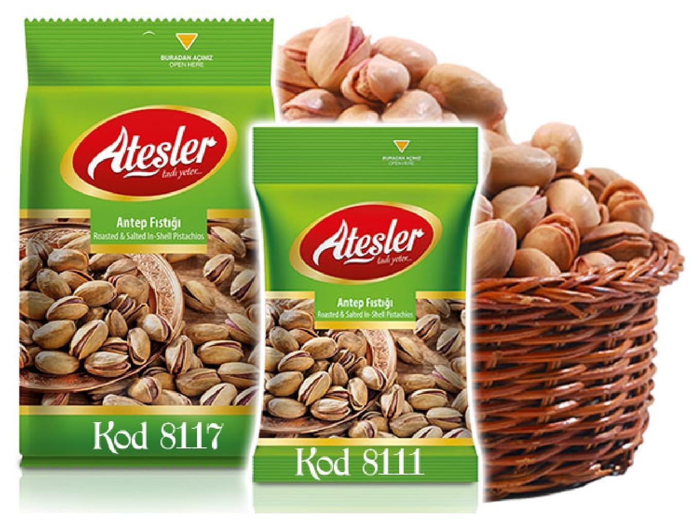 Ateşler Kuruyemiş Antep Fıstığı Premium 150 gr